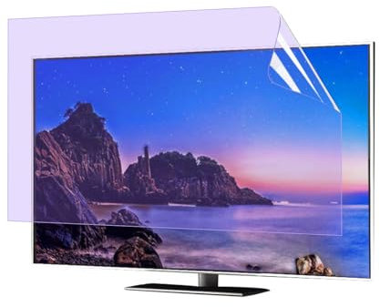 AIZYR Protector De Pantalla De TV Antiluz Azul Mate, Filtro De Pantalla De Monitor Antirreflejo A Prueba De Polvo para Interiores Y Exteriores Apto para Monitores LCD, Televisores,40In 875 * 483mm