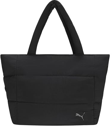 PUMA Plush Tote, Borsa Donna, Nero Tradizionale