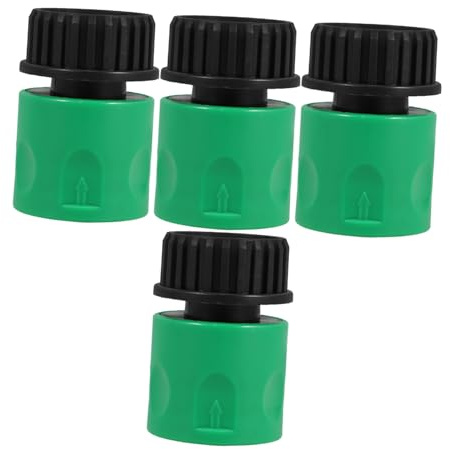 UKCOCO 4 pièces Connecteurs Tuyau Arrosage Plastique Adaptateurs de Raccordement pour Nettoyage de Terrasse Accessoires de Tuyau Pratiques et Durables Installation Facile et Étanche