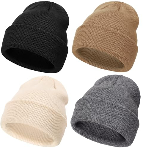DRESHOW Kleinkind Beanie Kinder Wintermützen Kinder Weich Stricken Unisex-Mütze für Baby Jungen Mädchen Warm Mütze Mützen für 3 Monate-6 Jahre