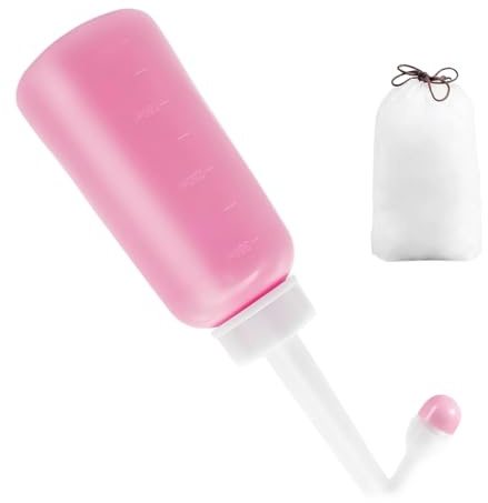 Tragbar Po Dusche 350 ml,Mobiles Bidet für das Wochenbett,Po Dusche Intimhygiene,Tragbares Bidet für Wochenbett,Portable Bidet,für Wochenbett & Krankenhaus,mit Wasserdichter Aufbewahrungstaschen