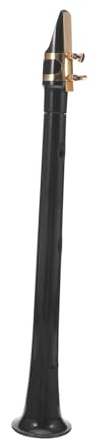 8-loch Taschensaxophon Kleiner Saxophon, Tragbares Saxophon Schwarz | Kunststoffausführung, Handgefertigt, Kompaktes Holzblasinstrument für Unterwegs