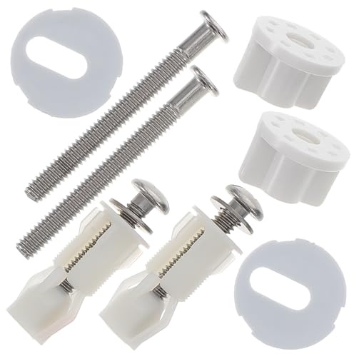 MAGICLULU Set Viti di Espansione per Sedile Wc in Acciaio Inox Bulloni per Cerniere e Accessori di Fissaggio per Copriwater, Compatibili la Maggior Parte dei Copriwater, per Installazione