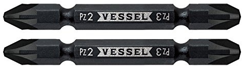 VESSEL Double End Combi Bit 2-Piece set [No.PZ142365] (PZ2/PZ3 x 65 2PC Set) (Japan Import)