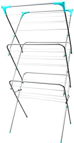 3 Tier Laundry Horse Concertina Clothes Airer Dryer