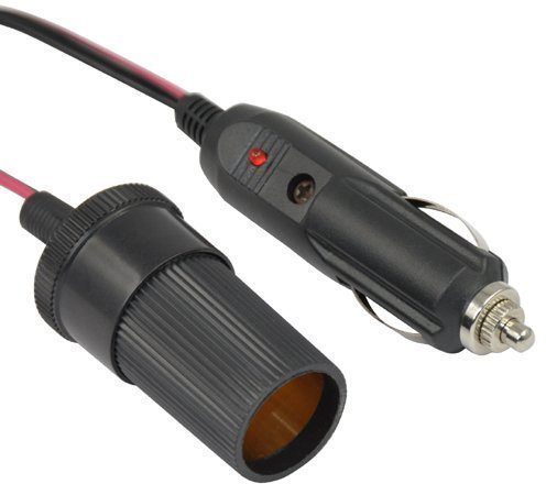 Accessotech 2M Car Cigarette Cigar Lighter DC Extension Cable Adapter Socket Charger Lead
