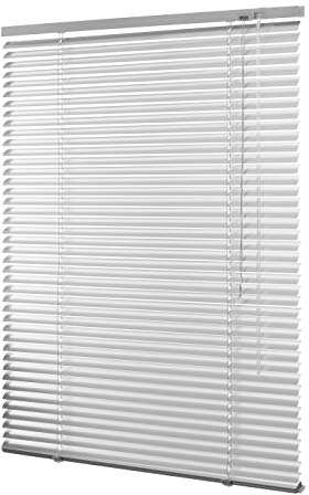 Ventanara® Jalousie Aluminium Silber inklusive Montagematerial mit und ohne Bohren 160 x 160 cm