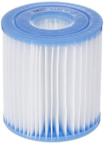 Intex Ersatz-Filterkartusche H für Schwimmbad, 1 Stück, 29007 | Original Intex Typ H Filterkartusche aus langlebigem Dacron-Material für optimale Pumpenleistung und klares Poolwasser.