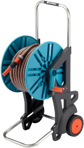 Gardena 2638-20 Schlauch-Buggy mit 20m Qualitätsschlauch 13 mm 1,3 cm (0,5 Zoll), Systemteilen und Spritze