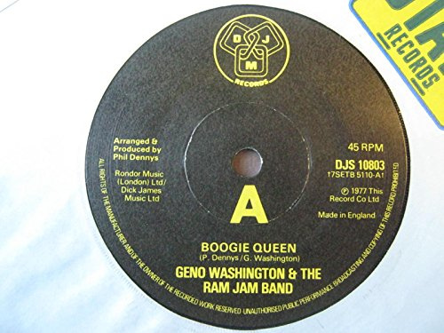 Washington, Geno & Ram Jam Band Boogie Queen 7 DJM DJS10803 EX 1977