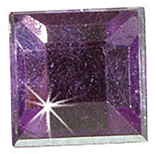 KREUL 49622 - Schmucksteine Quadrate, 150 klare Steine, für die Gestaltung von modischen Accessoires und zur Gestaltung im Home Deco Bereich