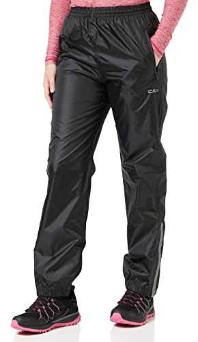 CMP - Regenfeste Damenhose, Schwarz, L