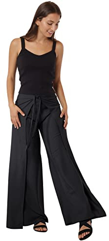 Leucht-Welten Damen Wickelhose aus Viskose Thai Fischer Hose