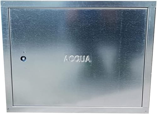 Puerta galvanizada para contador de agua (30 x 40 cm)