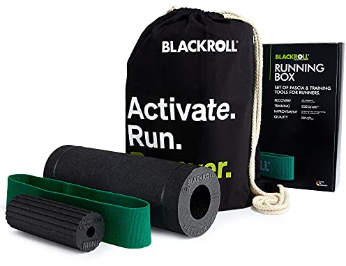 BLACKROLL Damen, Herren Faszien Set Running Box Black Einheitsgröße
