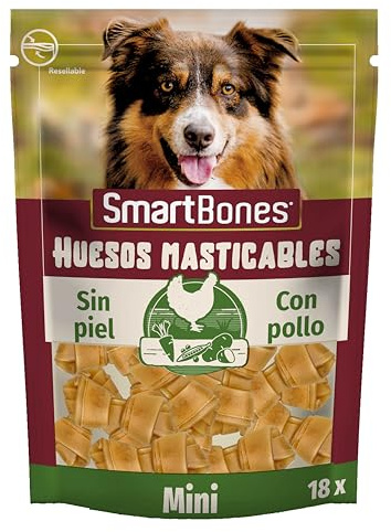 Smartbones 18 Mini Chicken Bones Rawhide Free Chew Dog Treats