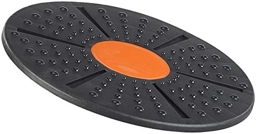 PEARL Sports Balance-Trainer: Balance Board für Gleichgewichts- und Koordinations-Training, Ø 40 cm (Gleichgewichtstrainer, Stabilisationstrainer, Sportgerät Wackelbrett)