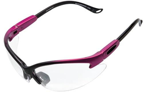 SPITS EYEWEAR Cougar Bifocal Safety Glasses (Magnifier: 1.75, Frame Color: Two Toned Pink)