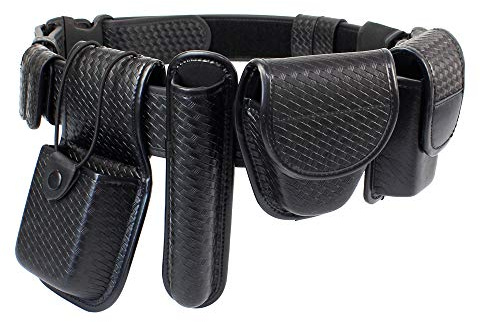 LytHarvest 8-in-1 Police Duty Belt Kit with Pouches, Law Enforcement Utility Belt Rig