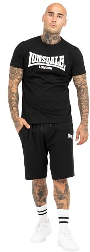 Lonsdale Herren T-Shirt & Shorts Set normale Passform MOY