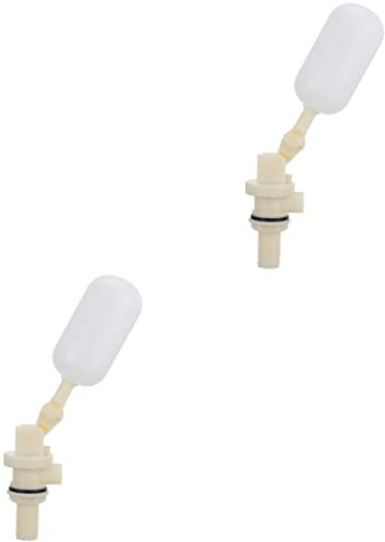 Mipcase 2pcs Water Level Float Valve Shut Off for Aquaculture Adjustable Arm for Liquid Supply Control Water Tanks Humidifiers and More