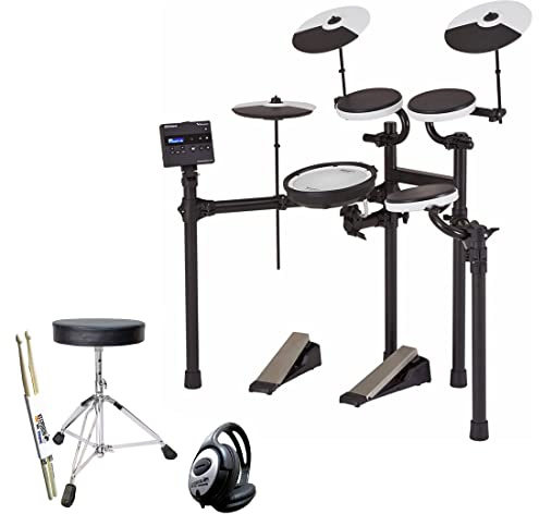Roland TD-02KV E-Drum Schlagzeug mit keepdrum Zubehör-Set