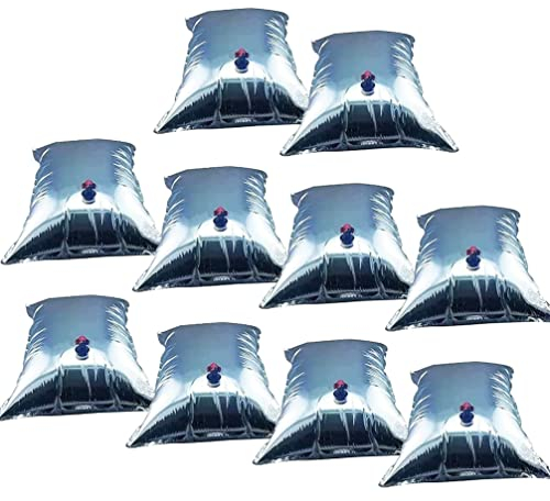 Huamengyuan Wasserbehälter,10 Stück 5/10/30L Tragbarer Wassersack Faltbarer Wassersack aus PE Außenbereich Notfall Wasserbeutel Outdoor Wassersack mit Spigot für Outdoor Camping Wandern Angeln
