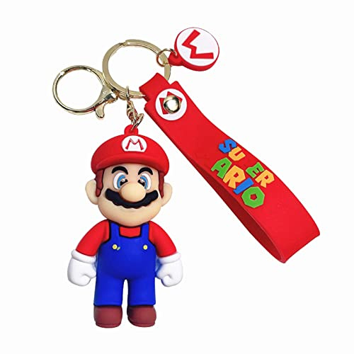 TLDXDOU Schlüsselanhänger aus Silikon Anime Super Mario Yoshi – Für Frauen, Männer, Mädchen und Jungen, 2, Small