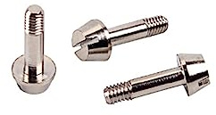 Vaguelly 3pcs Trumpet Water Key Spit Valve Screws Brass Instrument Replacement Parts for Easy Repair and Maintenance for Trumpet Trombone and Tuba Enthusiasts