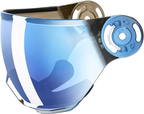uvex Rocket Junior Ersatz-Visier (54-58 cm, 0004 Mirror Blue/lasergold lite | (S2))