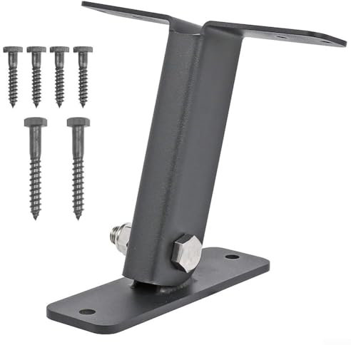 Soportes elevadores de techo de pérgola para cubierta de patio, kit de montaje de soporte de de acero inoxidable resistente con tornillos (1 juego)