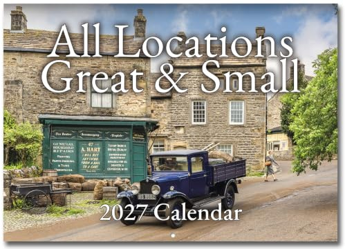 2027 All Locations Great & Small Calendar (All Creatures Great & Small Filming Locations) - A4 opens to A3 - Includes: Grassington, Arncliffe, Kettlewell, Hebden and more...