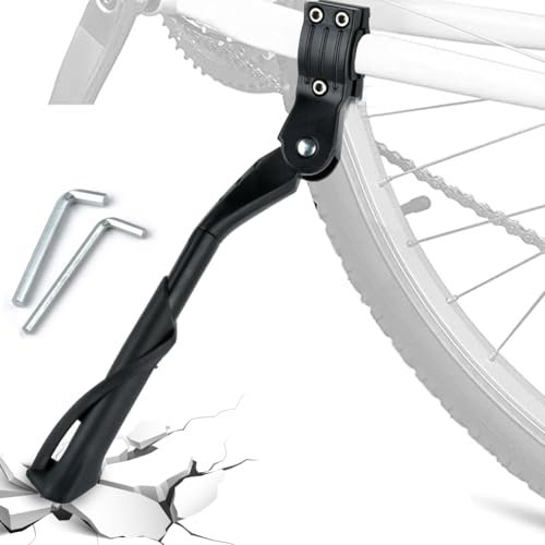 ZOGPLG Fahrradständer Mountainbike Universal Fahrradständer 24-29 Zoll rutschfest Bicycle Kickstand mit 3 Löchern Stabil Seitenständer Mountainbike für MTB, Citybike,E-Bike Trekkingrad