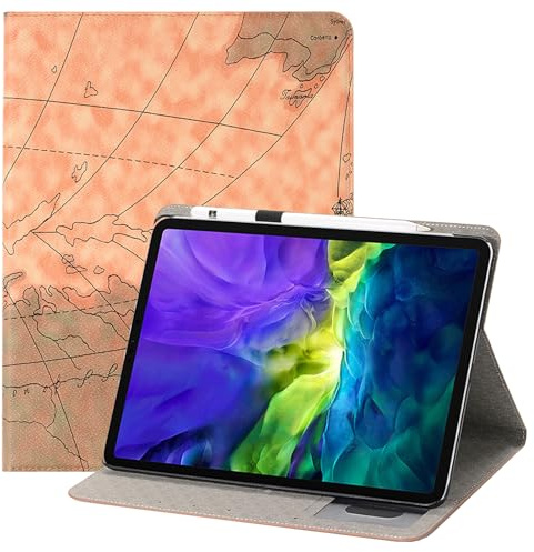 RuiRdot Folio Hülle für iPad Air 11 Zoll M2 Case 2024, Slim Folio Stand Schutzhülle für Tablet mit Kartenschlitzen Cover für iPad Air 11-Zoll (M2) 2024 (R01)