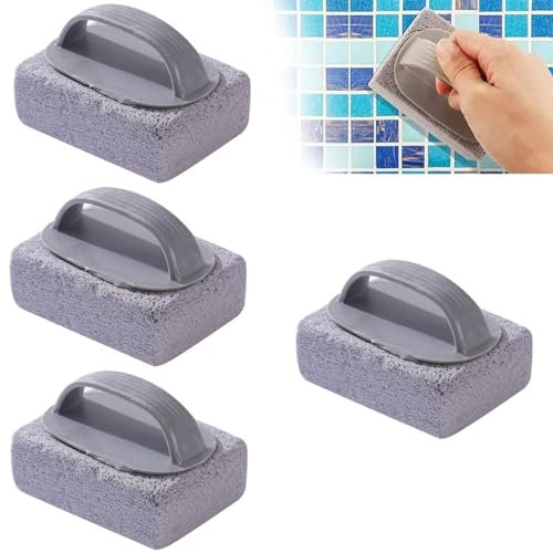 Bimsstein-Reinigungsbürste, Kalziumentferner für Pool, Fliesen, Sitz, Toilette, Kalk, O7W7, Reinigungsbürste, Rostflecken, Schmutz