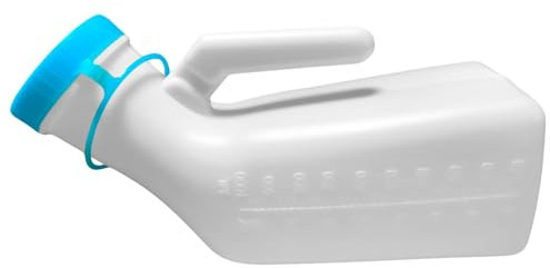True Face Men’s Portable Urine Bottle Travel Toilet – Reusable Male Urinal with Lid for Car, Camping, Outdoor, Emergency Use – Leakproof Pee Container for Long Trips