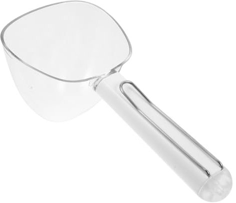 POPETPOP Cuchara Medidora De Comida para Mascotas con Clip Sellador y Escala Precisa para Control De Porciones De Piensos De Gato y Perro Mango Reforzado y Diseño Duradero