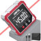 BINTA Magnetic Digital Angle Finder with Laser, Rechargeable IP54 Waterproof Dustproof Digital Angle Gauge Inclinometer, Table Saw Miter Angle Gauge for Woodworking Machinery DIY(Class II Laser <1mW)