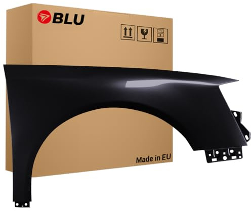 BLU Premium Kotflügel Passend für VW Volkswagen Passat B6 LC9X Rechts Schwarz | 2005-2010 | Vorderseite Vorne | Verzinkt & Lackiert | Einbaufertig