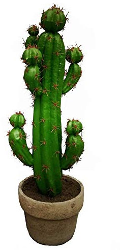 Ornaments 22 Gran Grande Faux Artificial Faux Cactus Cactus Fake Desert Planta con decoración de macetas para decoración de la Oficina en casa Regalos Interiores-N 18x16.5x56cm (7x6x22 Pulgadas)
