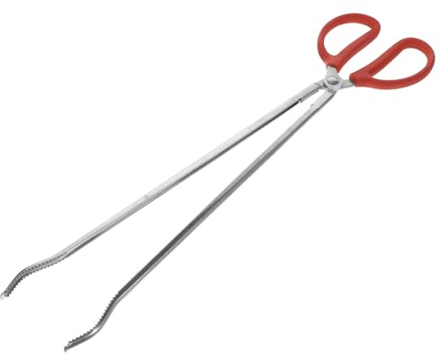 Pinza per Granchi in Acciaio Inox e Pp, Apertura Larga, Pulizia | Spiaggia e Bordi Strada, Forza di Presa Elevata, Utensile di Serraggio Sanitario, Facile da Usare