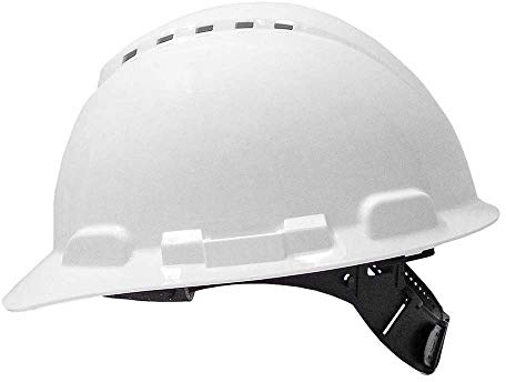 3M H700CW Schutzhelm mit Pinlock und Kunststoffschweißband, H700-Serie, belüftet, Weiß