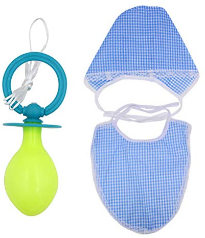 Amosfun Ensemble Déguisement Adulte Bébé Avec Chapeau Bébé Et Bavoir Pour Fête Humour Accessoires Réutilisables 7.09X2.76X2.36 Pouces