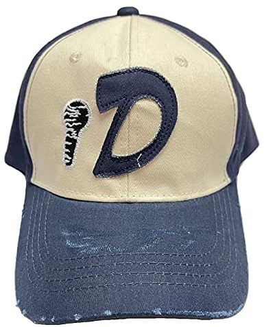 Clementine D truckerkeps väderbiten baseball åldrad keps hatt huvudbonad Walking Dead Blue