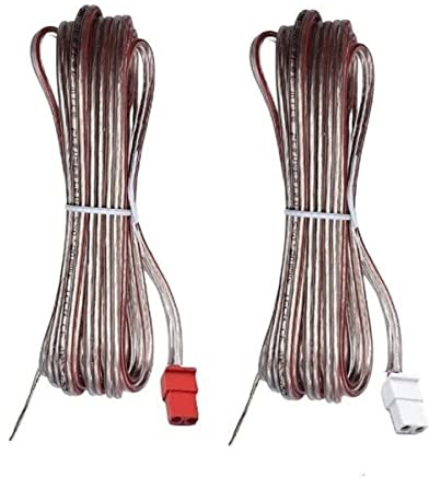 Câbles d'enceintes 2x 3 Meter Speaker Cables Sound Wires Cords Red Gray With Connectors Compatible With Sony Home Audio System