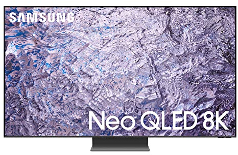 Samsung TV 85 QE85QN800CTXZT NEO QLED 8K, Quantum Matrix Technology Pro, Neural Quantum Processor 8K, Infinity One Design, Gaming Hub, Dolby Atmos e OTS+, Titan Black