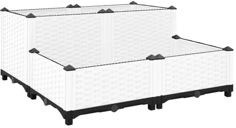vidaXL Hochbeet 80x80x38 cm Polypropylen
