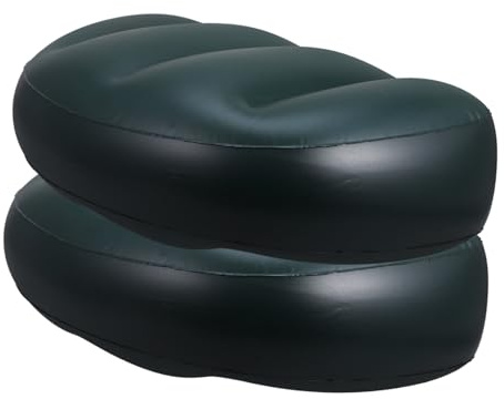 Toddmomy Bootssitzpolster-Set Aufblasbarer Angelsitz PVC-Kissen Bequemes Gel Stabilisierendes Zentrum Leicht Zu Verstauen Grün