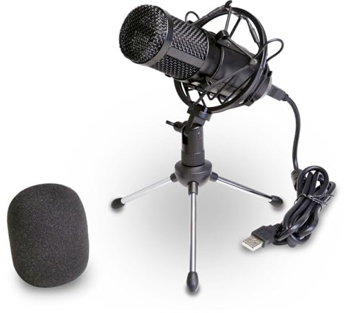 Bontempi | StudioSound - Il Microfono a Condensatore Professionale per Ogni Tua Espressione Artistica, 235x165x165 mm