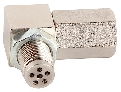 Yosoo Health Gear Convertisseur capteur oxygène 90°, M18X1.5, fer, CEL fix | catalyseur intégré, échappement modifié, voyant moteur, universel